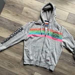 Men’s Superdry Rainbow Zip-Up Hoodie (fits L-XL)